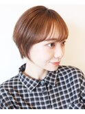 【 I. 】30代からのナチュラル前下がりショートボブ 川口