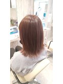 外ハネボブレイヤー/くびレイヤー 髪質改善カラー/艶感カラー