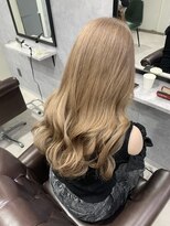 ミルクティー、ブリーチカラー、ダブルカラー