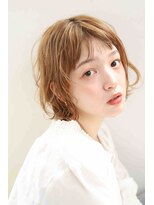 ネル 千早 香椎(nell.)&nbsp;★くびれボブ似合わせカットイメチェンオリーブベージュ