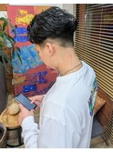 ワイルドツーブロックパーマ◆
