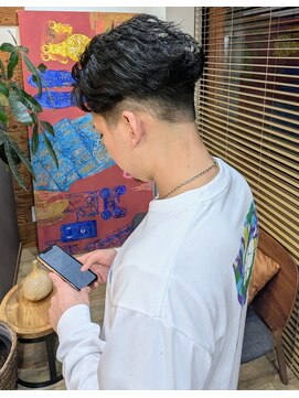 リンクプラス(LINK+) ワイルドツーブロックパーマ◆