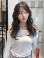 キーン 吉祥寺店(keen)&nbsp;《カネコ》オリーブブラウン×ふわっと波ウェーブ