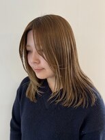 ミルヘアデザイン(mil hair design) 韓国風　前髪カット　艶髪　くびれ巻き　サイドバング