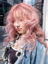 ロング韓国ヘア顔周りレイヤー美髪おくれ毛_F20618