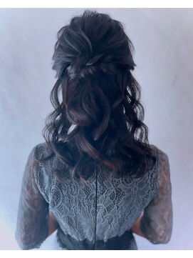 王道ハーフアップ