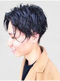 20代30代40代50代◎  ゆるウェーブパーマメンズショート