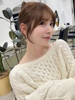 パルス ヨコハマ(PULSE yokohama) ミディアムレイヤーカット内巻き顔まわりレイヤーカット