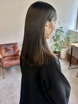 マッシュ チャヤマチ(MASHU chayamachi) 柔らか透明感カラー/ブリーチなし/オリーブブラウン/大阪梅田