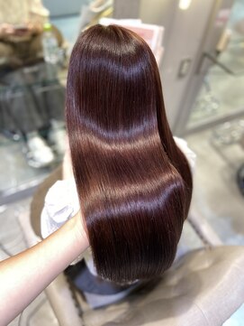 ラメール(MAISON LA MER) 《AYAKA》ツヤ髪ピンクラベンダーカラー