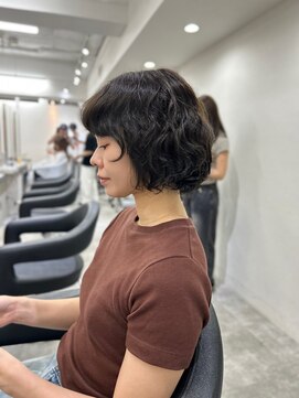 ヴィオットバイサロン(Viot by Salon) ＊くびレイヤーエモージュ前髪パーマグレーベージュレイヤーボブ