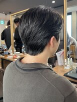 ノラ ギンザ(NORA GINZA) ダウンパーマニュアンスパーマセンターパートコンマヘア髪質改善
