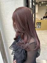 ディジョン(Dijon)&nbsp;韓国顔まわりレイヤーカットグレージュオリーブベージュブラウン