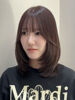 ジーナ 横浜(Zina)&nbsp;ナチュラルブラウン×ミディアムレイヤー