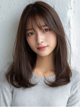 リンク(Link Hair&Spa) 似合わせカット/ナチュラルワンカール/ミディアムレイヤーカット