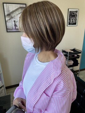 ルフテ(LOFTE) ショート×ハイライトカラー☆