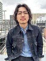 メゾンフォーメン(Maison for men)&nbsp;メンズミディアムレイヤー×ウェーブパーマ