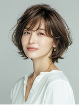 ビフィーノ リルネ(Bifino Rilune) クラゲヘアー/小顔/ココアベージュ/オリーブグレー/川西