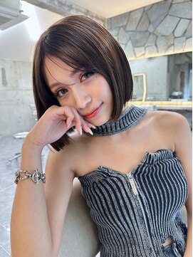 サイン 韓国ボブ 渋谷(SIGN) 韓国ボブレイヤーボブ渋谷タッセルボブお洒落なレイヤーカット