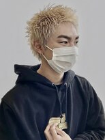 サロウィン 名古屋(SALOWIN) 簡単セット☆ハイトーンスパイキーショート