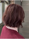 シースルーハイライト×ダスティラベンダー