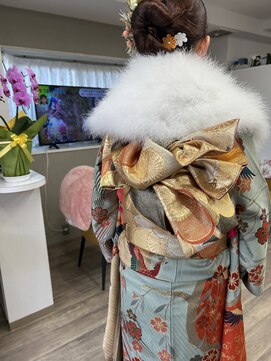 エミー 着付け、成人式、振袖