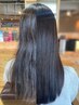 【ボリュームはそのままナチュラルに】カット+酸性ストレート【六町】