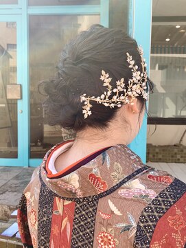 ヘアーメイクオズ(hair make O/S) まとめ髪、袴ヘアセット☆