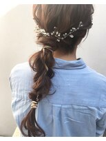 フロート 小阪店(float)&nbsp;アレンジ_ココアブラウン,フリンジウェーブ