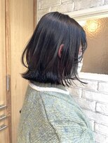 ニア 清澄白河(nir) 〈清澄白河 半個室〉切りっぱなしボブ/地毛風オリーブ