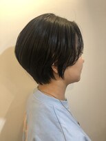 リブ(Lib)&nbsp;【Lib】暗髪×ハンサムショート　前髪なし