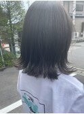 アッシュ×ネイビー