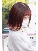 #ビビットピンク #暖色系カラー #ピンクカラー #ブリーチ無し