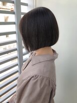 ジーナ 福岡天神(Zina)&nbsp;髪質改善＊大人かわいい小顔ボブ＊くすみブルー　Zina福岡天神