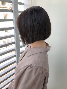 ジーナ 福岡天神(Zina) 髪質改善＊大人かわいい小顔ボブ＊くすみブルー　Zina福岡天神