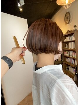 ルポル 大通店(rupolu) 丸みのあるミニボブ