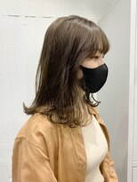 ホーム(HOME)&nbsp;ダブルカラーミルクティーベージュカラーケアブリーチハイトーン