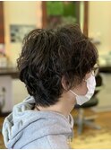 波巻きツイストスパイラルパーマメンズマッシュ 4