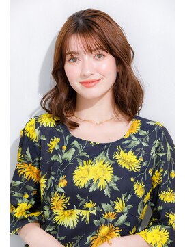 パノラ 立川(PANOLA) 斜め前髪大人レイヤースタイル