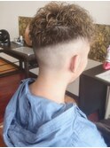 時短★!プードルパーマフェードスタイル