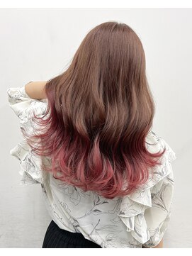 アライブ キチジョウジ(ALIVE Kichijoji) 【ALIVE吉祥寺】ピンクベージュブラウングラデーション