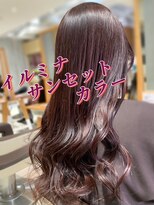 アース 武蔵境店(HAIR & MAKE EARTH) イルミナカラー の新色「サンセット」で染めてみた☆