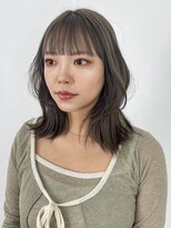 アルバム 新宿(ALBUM SHINJUKU)&nbsp;オリーブグレージュ_切りっぱなしボブピンクブラウン_ba482232