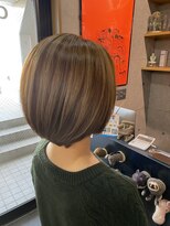 クルー(CREW)&nbsp;ショートスタイル×ハイライトデザイン