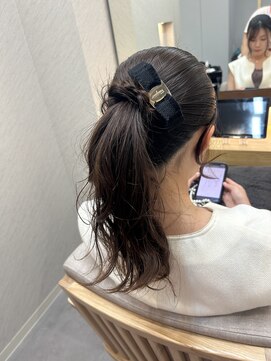 カレンアンドエクラート 大宮(KAREN&ECLART) ポニーアレンジ