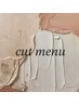 Cut menu↓↓↓