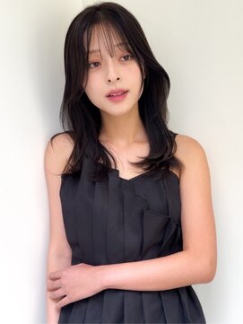 リル バイ ジルブラン(Lil by JIL BLAN) 前髪 こなれミディ イメチェン ウェーブパーマ 韓国マッシュ