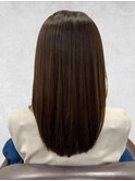 20代30代40代髪質改善トリートメント艶感ストレート暗髪