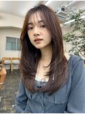 ミディアムレイヤーグレージュ