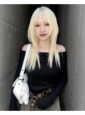 抜きっぱなしブロンド/レイヤーカット
